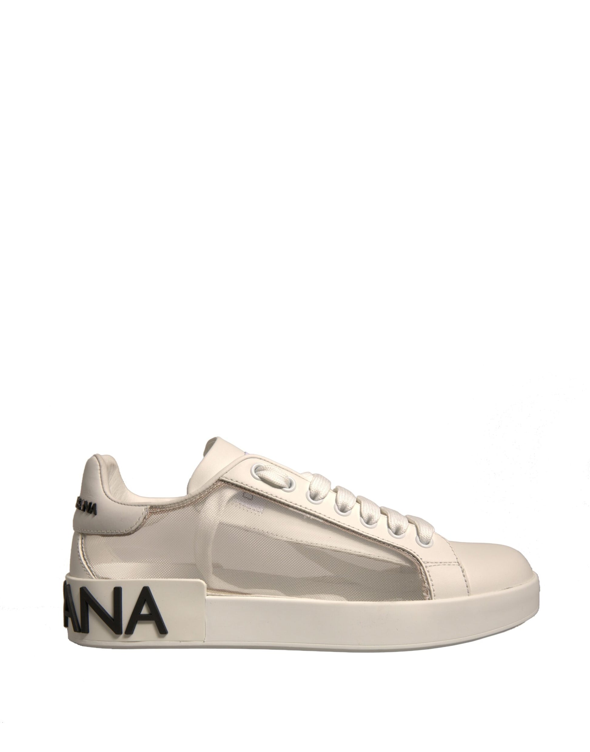 White Calf Leather Portofino Sneakers Shoes