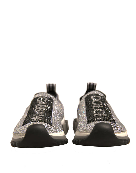 Silver Rhinestones Sorrento Sneakers Shoes