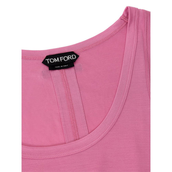 Pink Silk Tops & T-Shirt