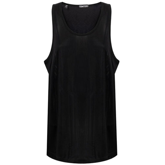 Black Viscose Tops & T-Shirt