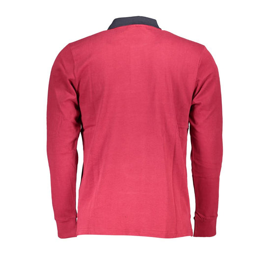 Red Cotton Polo Shirt