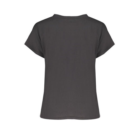 Black Cotton Tops & T-Shirt