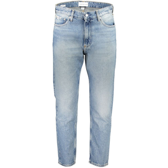 Light Blue Cotton Jeans & Pant