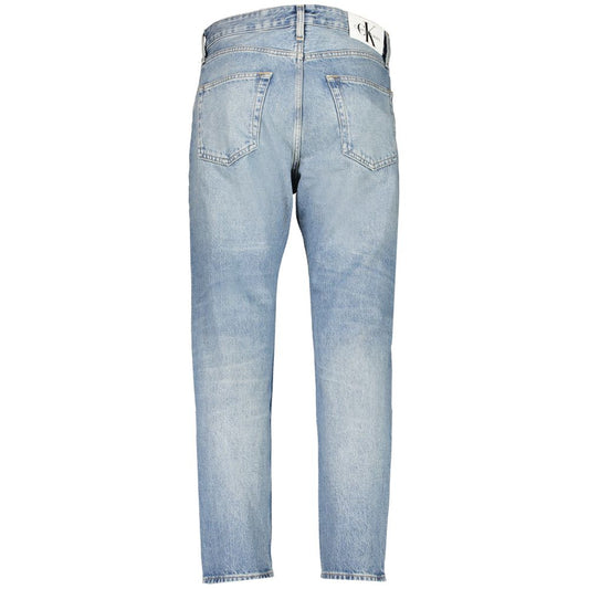 Light Blue Cotton Jeans & Pant