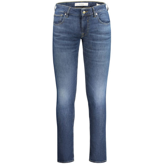 Blue Cotton Men Jean