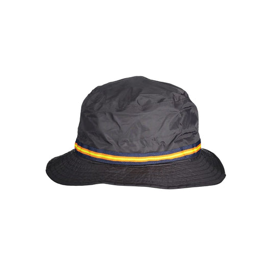 Black Polyamide Men Hat