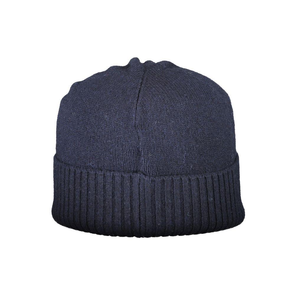 Blue Wool Men Cap