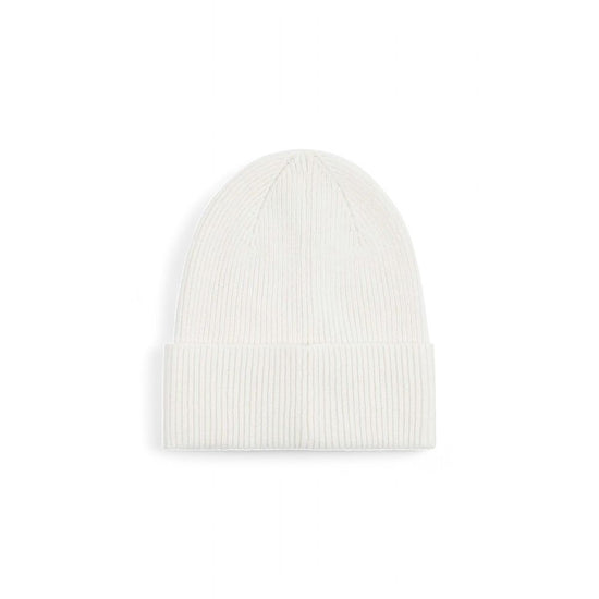 White Cotton Cotton Hat