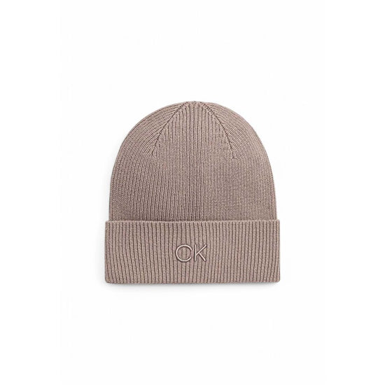 Beige Cotton Cotton Hat