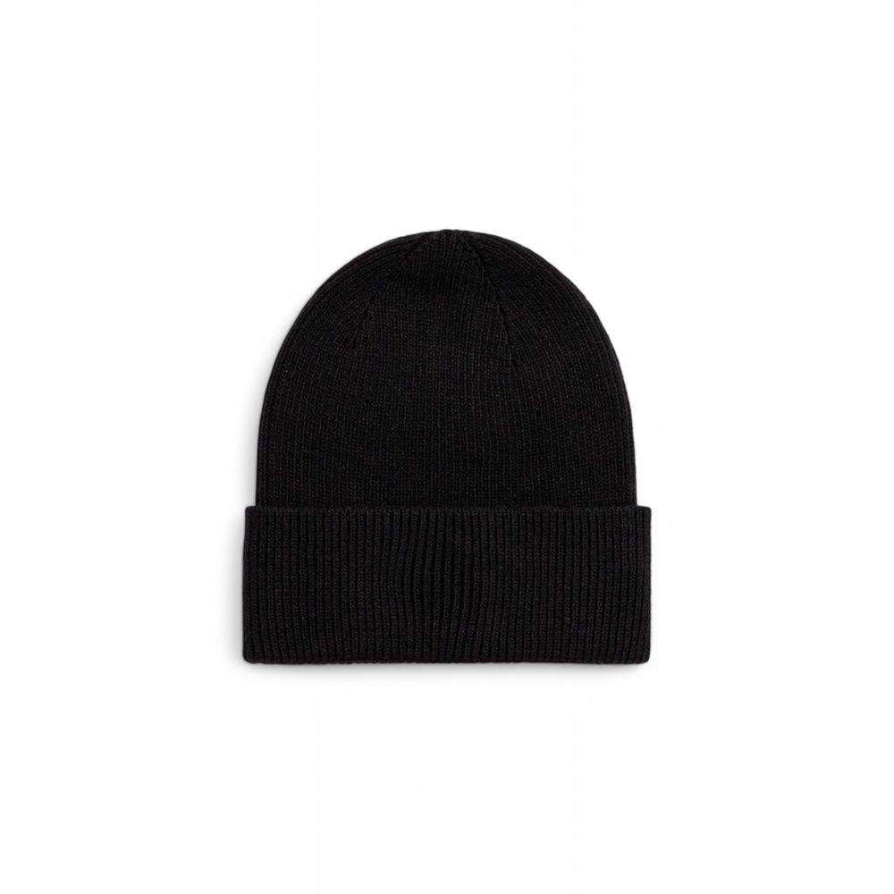 Black Cotton Cotton Hat