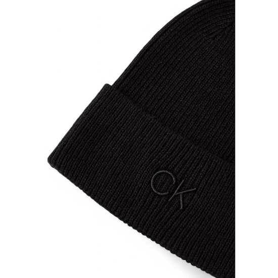 Black Cotton Cotton Hat