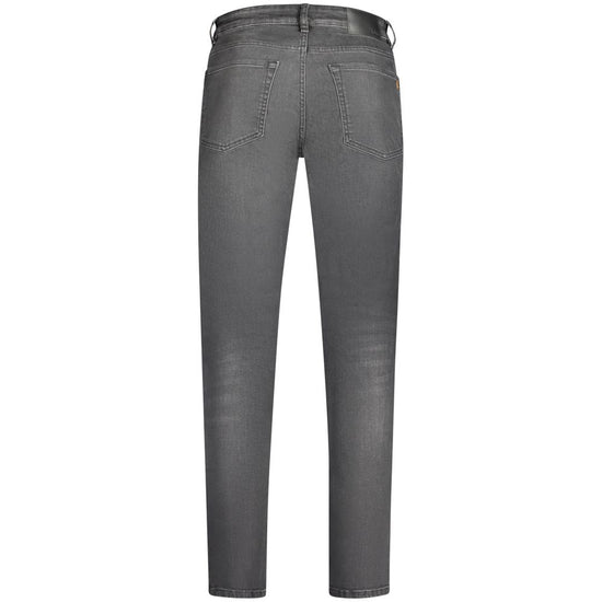 Black Cotton Men Jeans