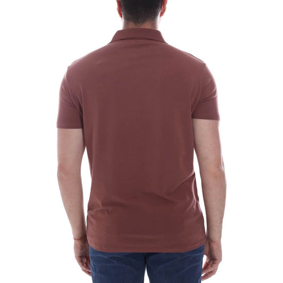 Brown Cotton Polo Shirt