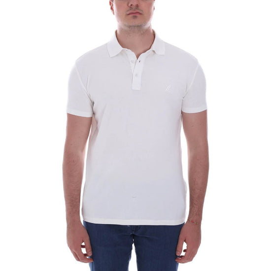 White Cotton Polo Shirt