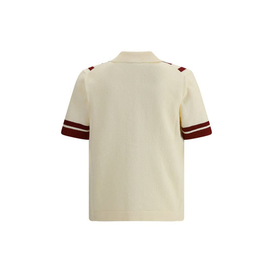 Knitted bowling shirt