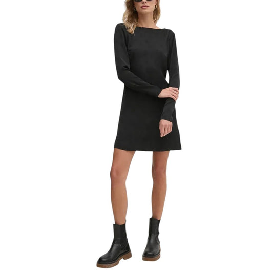 Black Polyester Dress