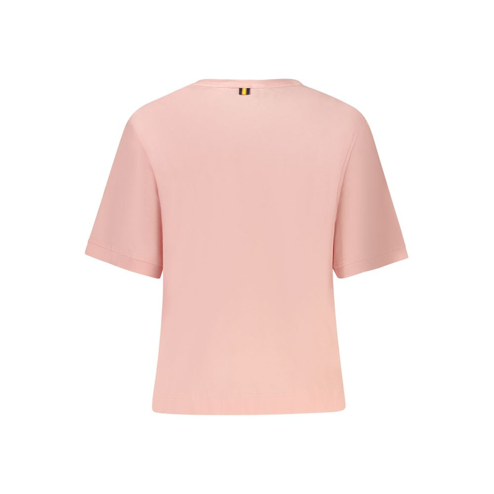 Pink Cotton Women Top