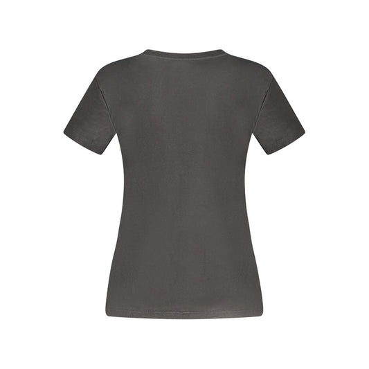 Black Cotton Women TShirt