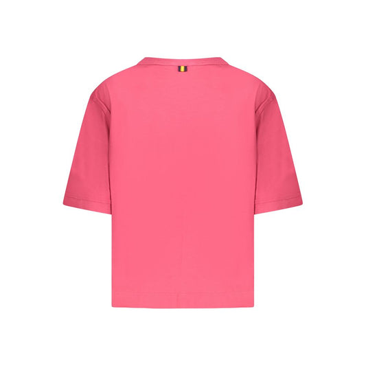 Pink Cotton Women Top