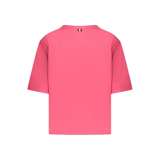 Pink Cotton Women Top