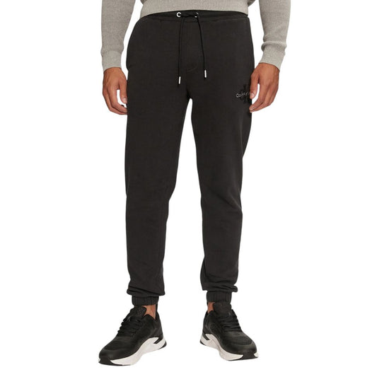 Black Cotton Cotton Jeans & Pant