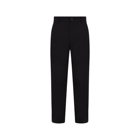 Black Cotton Rigenerato Jeans & Pant