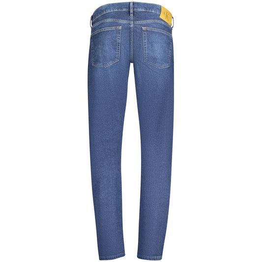 Blue Cotton Men Jean