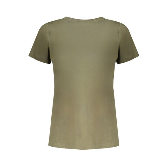 Green Cotton Tops & T-Shirt