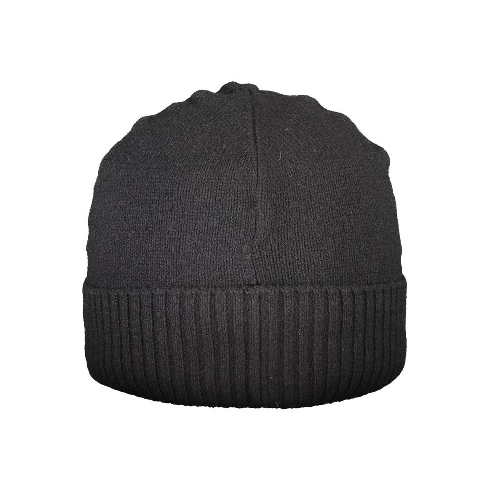 Black Wool Men Cap