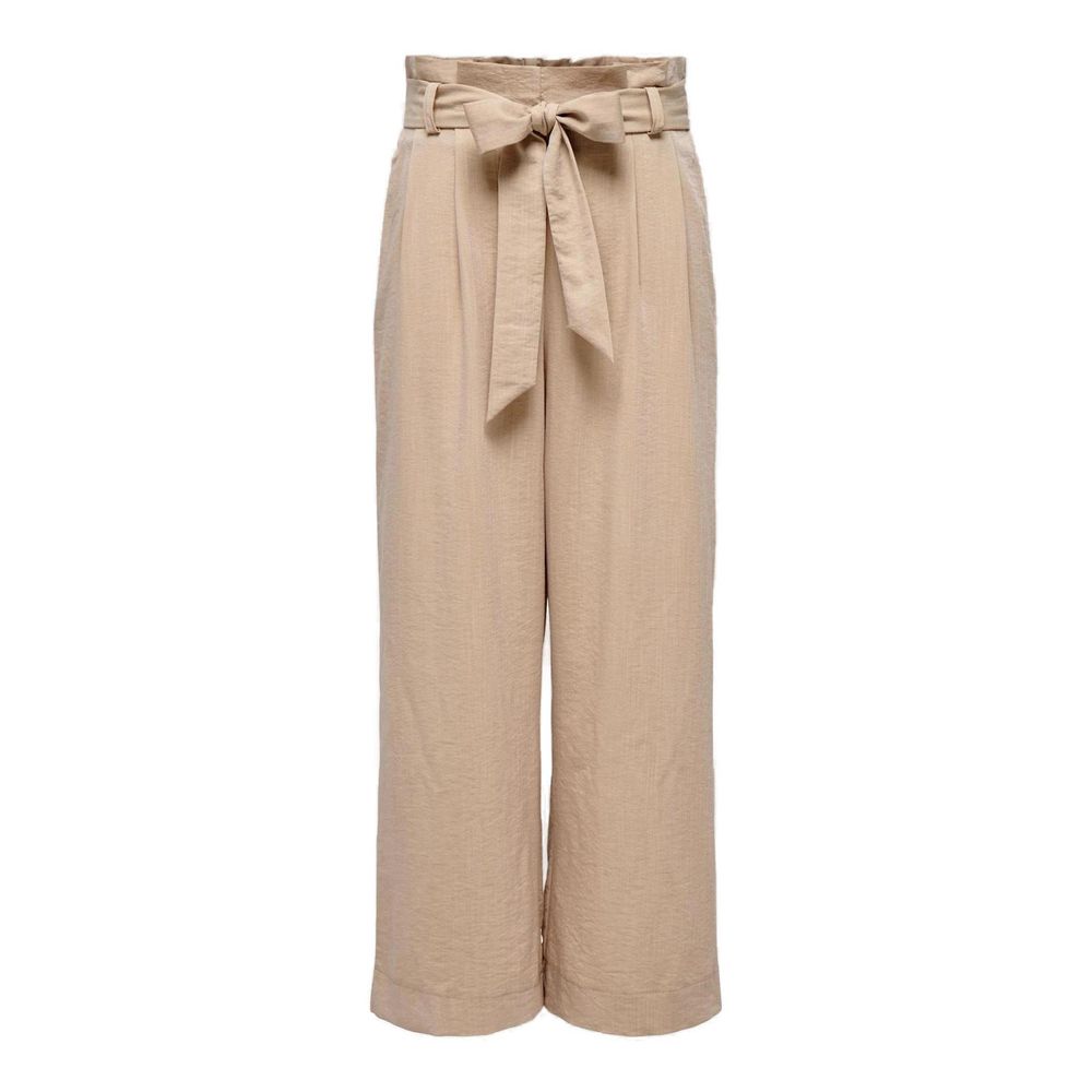 Beige Viscose Jeans & Pant