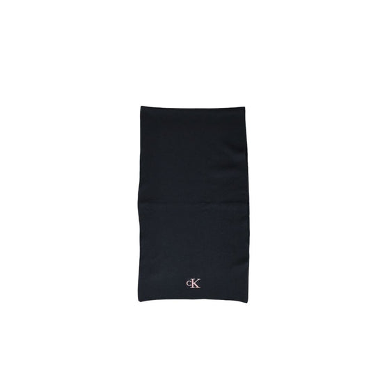 Black Polyester Polyester Scarf