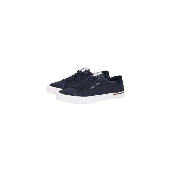 Blue Recycled Cotton Sneaker