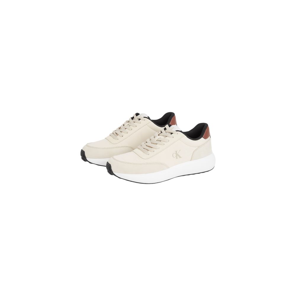 Cream Leather Sneaker