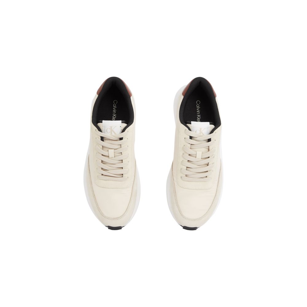 Cream Leather Sneaker