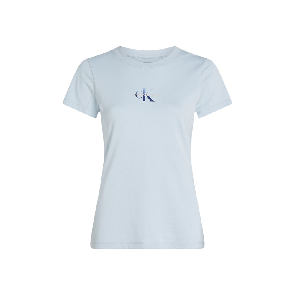 Blue Cotton Rigenerato Tops & T-Shirt