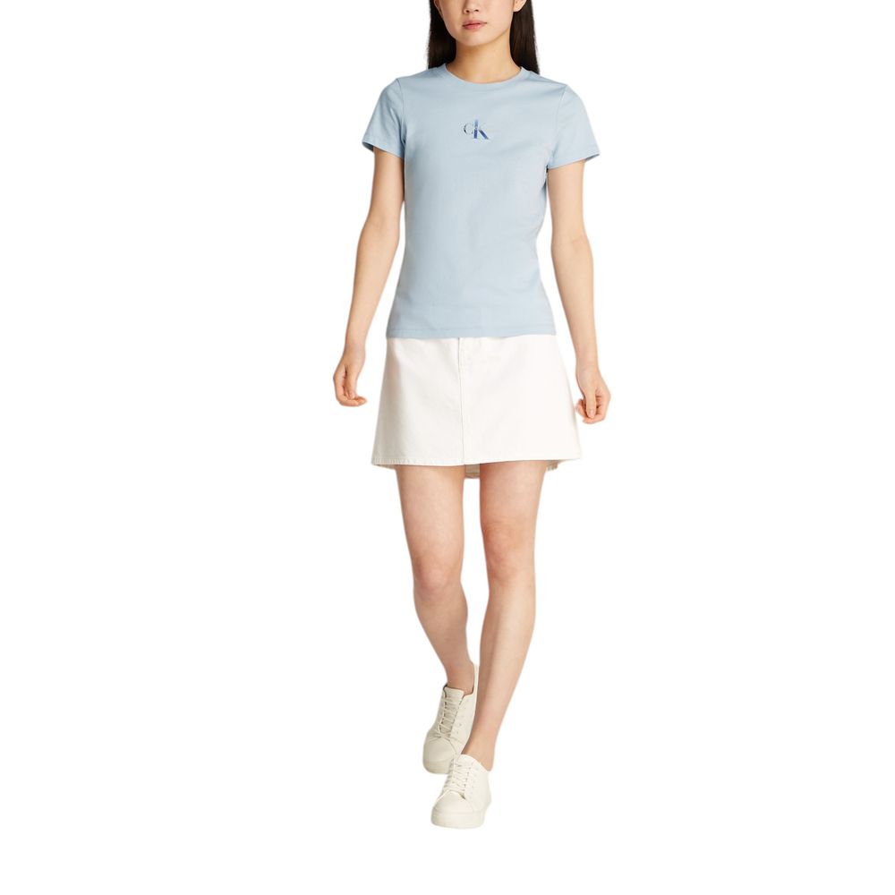 Blue Cotton Rigenerato Tops & T-Shirt