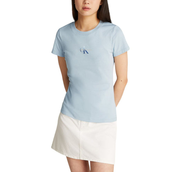 Blue Cotton Rigenerato Tops & T-Shirt