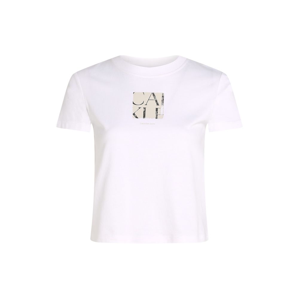 White Cotton Rigenerato Tops & T-Shirt