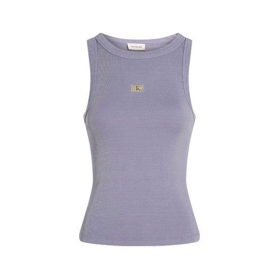 Purple Cotton Rigenerato Tops & T-Shirt