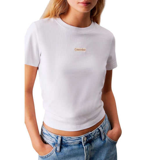 White Cotton Rigenerato Tops & T-Shirt