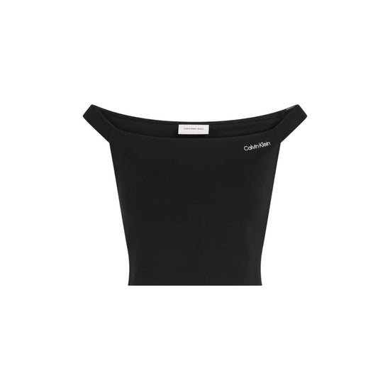 Black Viscose Tops & T-Shirt