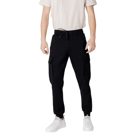 Black Cotton Jeans & Pant