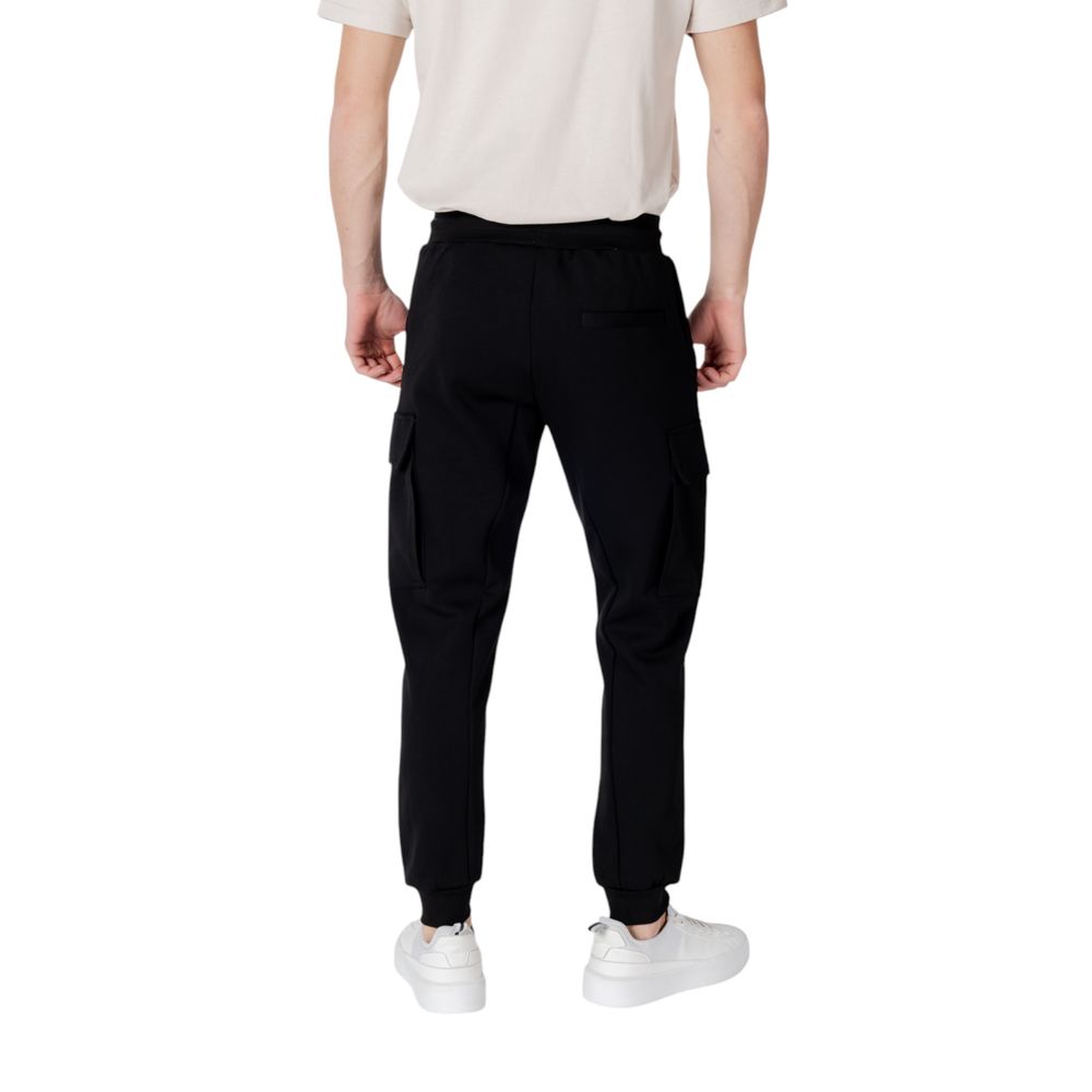 Black Cotton Jeans & Pant