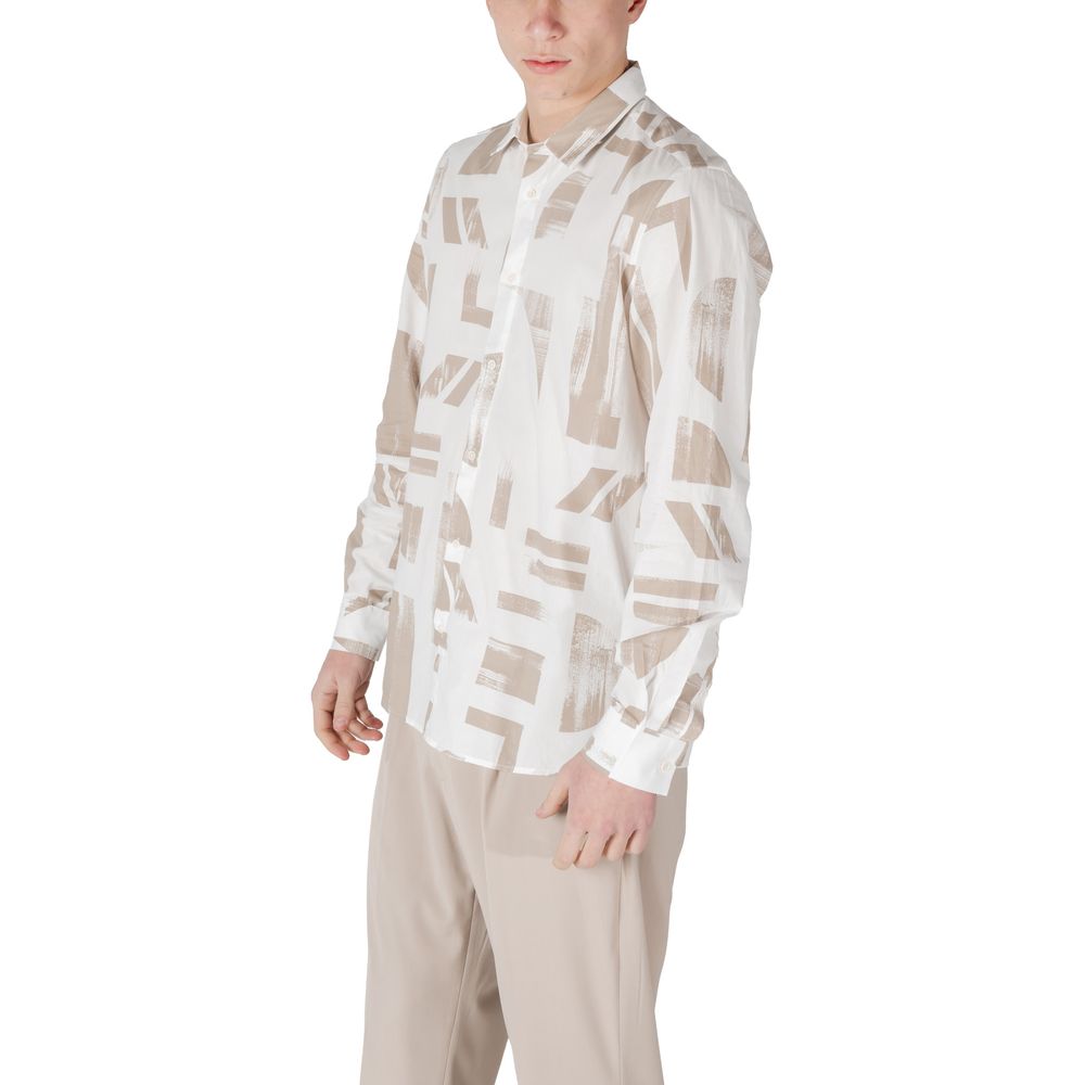 Beige Viscose Shirt