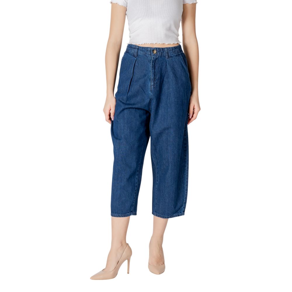 Blue Cotton Jeans & Pant