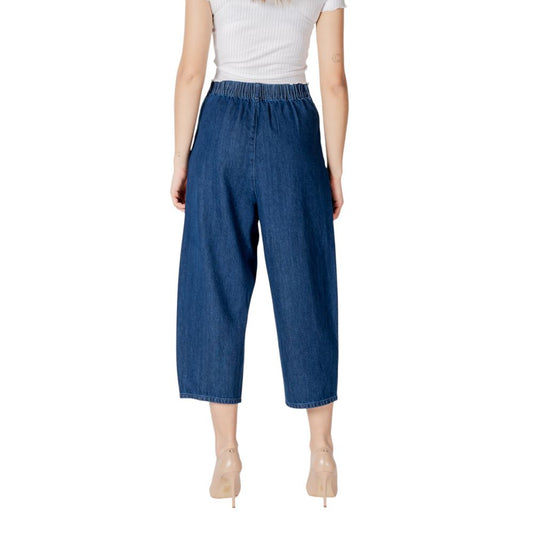 Blue Cotton Jeans & Pant