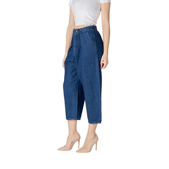 Blue Cotton Jeans & Pant