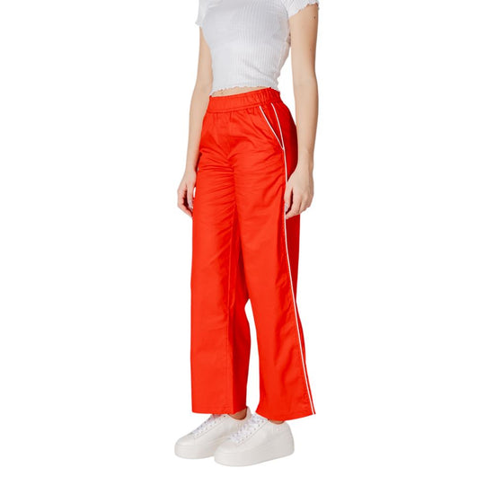 Red Cotton Jeans & Pant