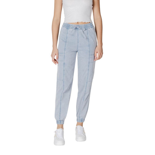 Light Blue Cotton Jeans & Pant