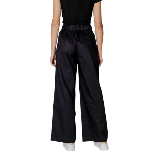 Black Cotton Jeans & Pant